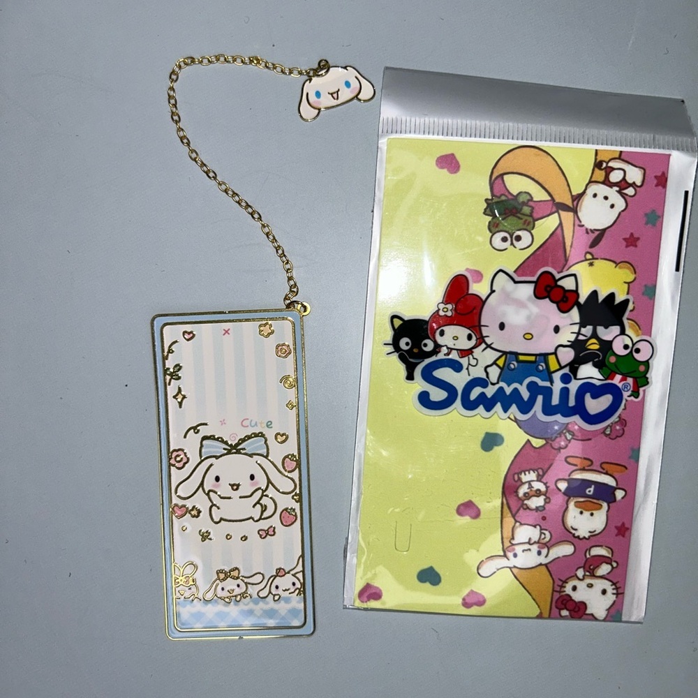 New Sanrio cinnamaroll book marker